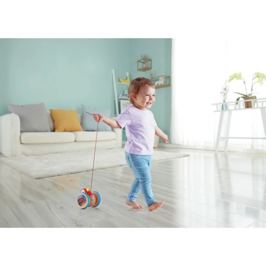 Hape Baby Bird Pull Along – Wooden Toddler Pull Toy Encouraging Walking and Coordination - Hape - Image 2