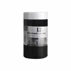 Fine Charcoal Powder for Drawing – 120g Jar – Art Nation – For Professional Shading