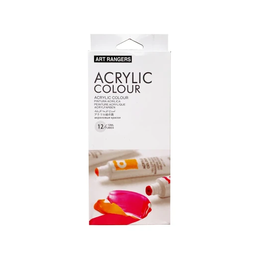 Mont Marte Acrylic Colour Set - 12 Colors, 18 ml Each Mont Marte Acrylic Colour Set - 12 Colors, 18 ml Each