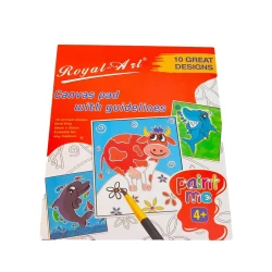 Royal-Art Canvas Pad with Guidelines 10 Designs