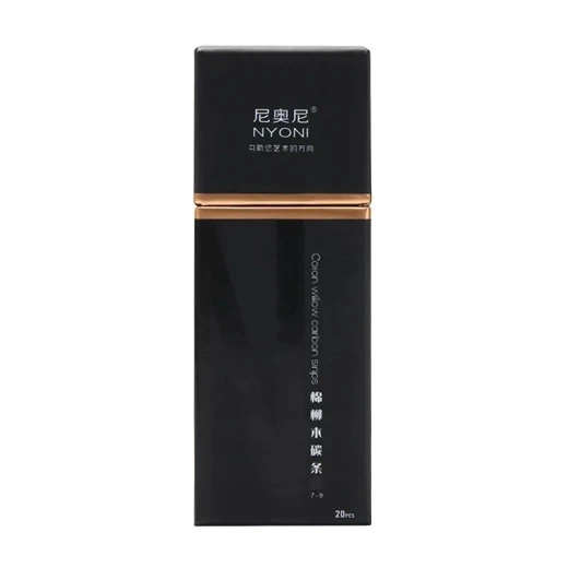 Cotton Willow Carbon Strips for Drawing – 20 Pieces – 13.5 cm – NYONI