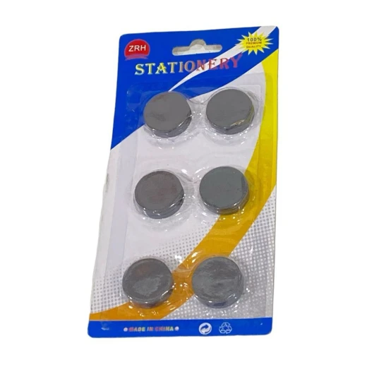 Stationery Premium Round Magnets 6-Pack Strong Metal Surface Hold Durable & Versatile Magnets for Home, Office, or School Easy-Open Packaging Stationery Premium Round Magnets 6-Pack Strong Metal Surface Hold Durable & Versatile Magnets for Home, Office, or School Easy-Open Packaging
