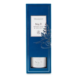 Hotel Collection No.9 Reed Diffuser, Wood Sage &amp; Sea Salt, 100ml, Long-Lasting Scent, Elegant Home Fragrance, Stylish Gift Packaging