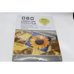 OBO Laminating Pouch Film, A4 Size (216x303 mm), 125 Microns, Glossy Finish, Pack of 100 Sheets for Documents, Photos &amp; Certificates - Stoys