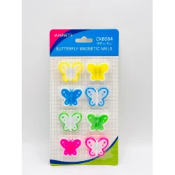 Butterfly Magnetic Nails CX8084 – 8-Piece Magnet Set Ø30mm