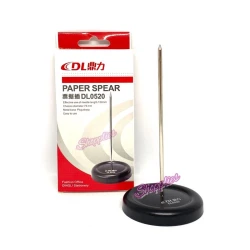 DL0520 Paper Spear – 132mm Receipt Spike with 73mm Metal Base for Desktop Use