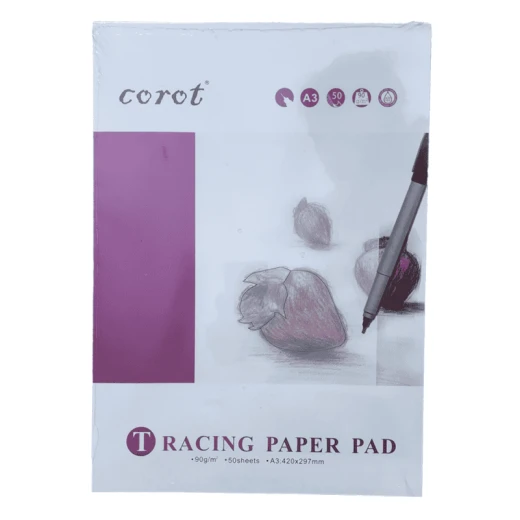 Corot Tracing Paper Pad A3 – 50 Sheets