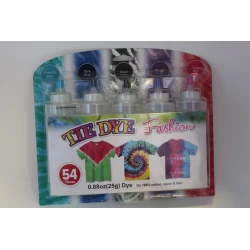 Tie Dye Fashion Kit – 5 Colours, 54 Pieces