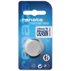 Renata CR2450N Lithium Battery, 3V, Swiss Made