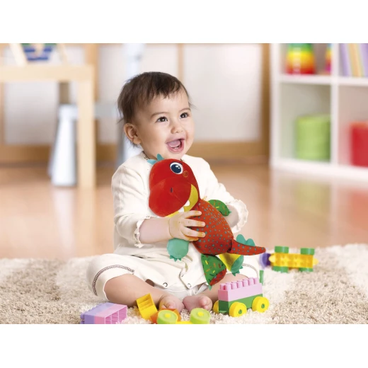 My Little Dino" – Interactive Plush Dinosaur for Babies 6 Months &amp; Up, by Clementoni - Clementoni - Image 2