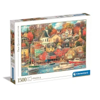 Clementoni – “Good Times Harbour” Puzzle – 1500 Pieces – Model 31685 – Made in Italy