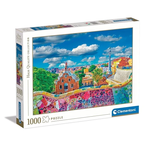 Clementoni – “Park Güell, Barcelona” Puzzle – 1000 Pieces – Model 39744 – Made in Italy Clementoni – “Park Güell, Barcelona” Puzzle – 1000 Pieces – Model 39744 – Made in Italy