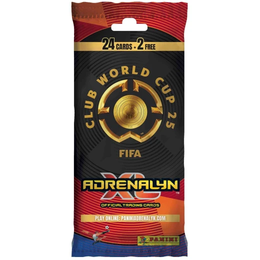 Panini Adrenalyn XL Fat Pack – FIFA Club World Cup 2025 (24 Cards + 2 Free)