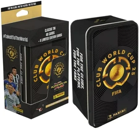 Panini Adrenalyn XL – FIFA Club World Cup 2025 Premium Tin (Official Trading Cards) Panini Adrenalyn XL – FIFA Club World Cup 2025 Premium Tin (Official Trading Cards)
