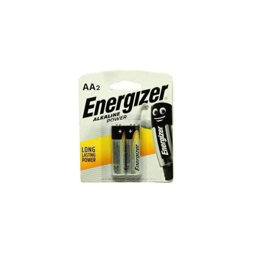 Energizer Power Alkaline AA Battery, 1.5V, Pack of 2, Long-Lasting Energy Energizer Power Alkaline AA Battery, 1.5V, Pack of 2, Long-Lasting Energy