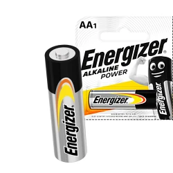 Energizer Power Alkaline AA Battery, 1.5V, Reliable Performance, Suitable for Everyday Devices