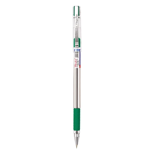 Montex Mega Top Ball Pen Green Ink Ballpoint Pens Smooth Writing, Durable Tip Ideal for School, Office & Everyday Use Montex Mega Top Ball Pen Green Ink Ballpoint Pens Smooth Writing, Durable Tip Ideal for School, Office & Everyday Use