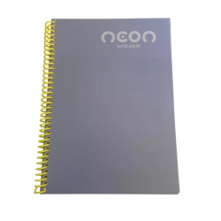 Neon Notebook – A5 Size – Plastic Cover – French Layout