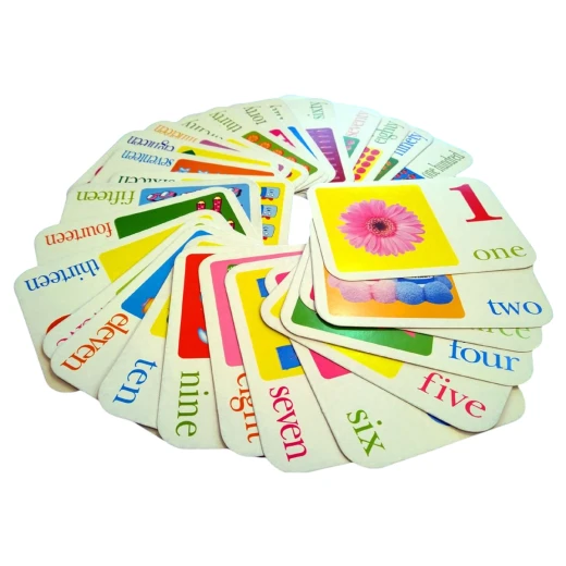 Flash Cards :Learning Numbers Pocket Flash Cards 28 Cards Set (8.5 x12cm)
