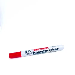 Snowman BG12T White Board Marker Chisel Red