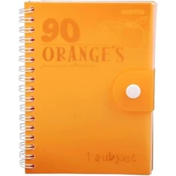 دفتر ملاحظات Mintra Ninety A6 مسطر - 90 ورقة، برتقالي